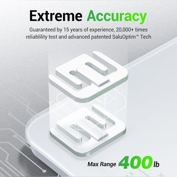 Bathroom Scale for Body Weight, Highly Accurate Digital Weighing Machine - Picture 9 of 9